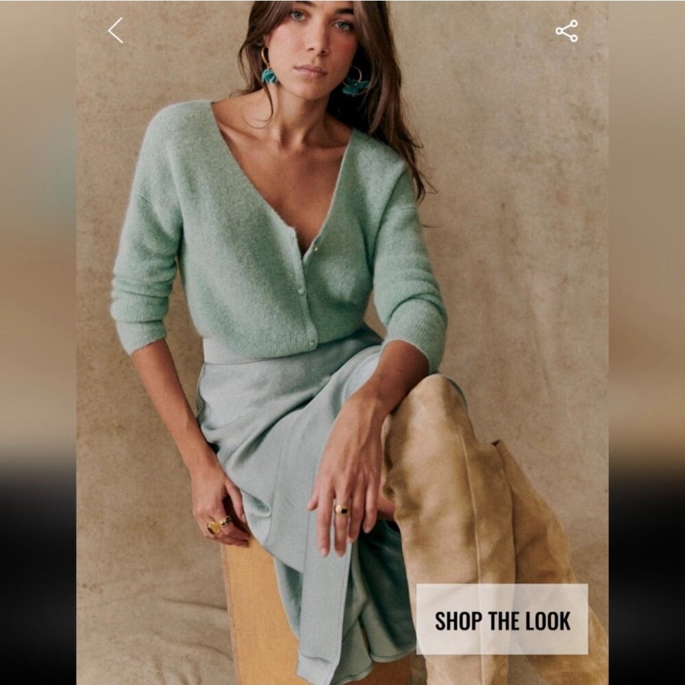 NWOT Sezane Sandy Skirt FR34/US2